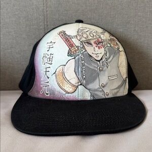 Hand Painted Tengen Uzui Demon Slayer Snapback Hat